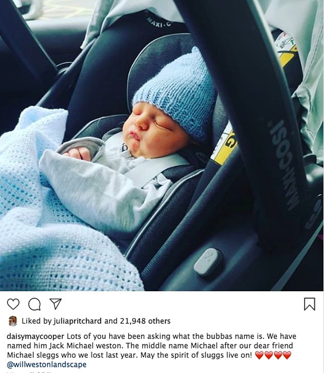 Greetings: In a cute post on Instagram on Friday, Daisy May Cooper revealed that now everything is fine with herself and the newborn as she praised her late star Michael Sliggs by his name