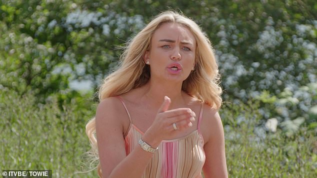 Tension: Ella is devastated when she finds out Khloe's betrayal