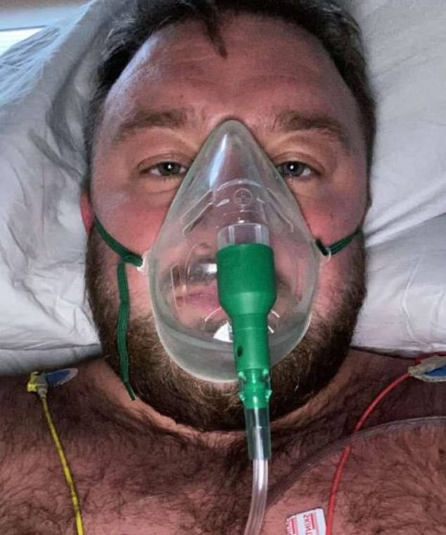 Chris Grayley, 29, a British holidaymaker, who had believed to be a `` b ****** t '' coronavirus, posted a video warning message from his hospital bed in Watford, Hertfordshire, after contracting the virus.