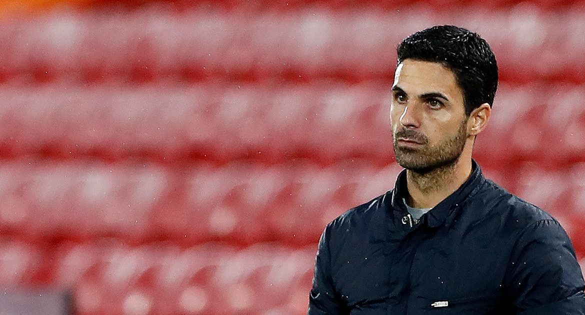 Mikel Arteta enters Liverpool massively after Arsenal's loss at Anfield
