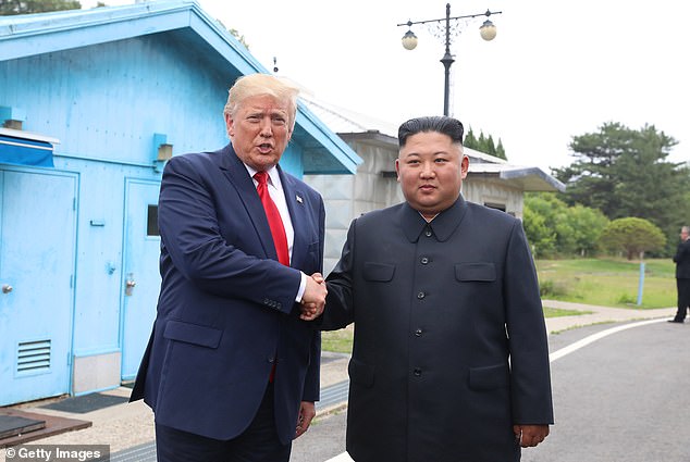 Trump and Kim Jong Un, pictured in June 2019, have developed an unprecedented relationship
