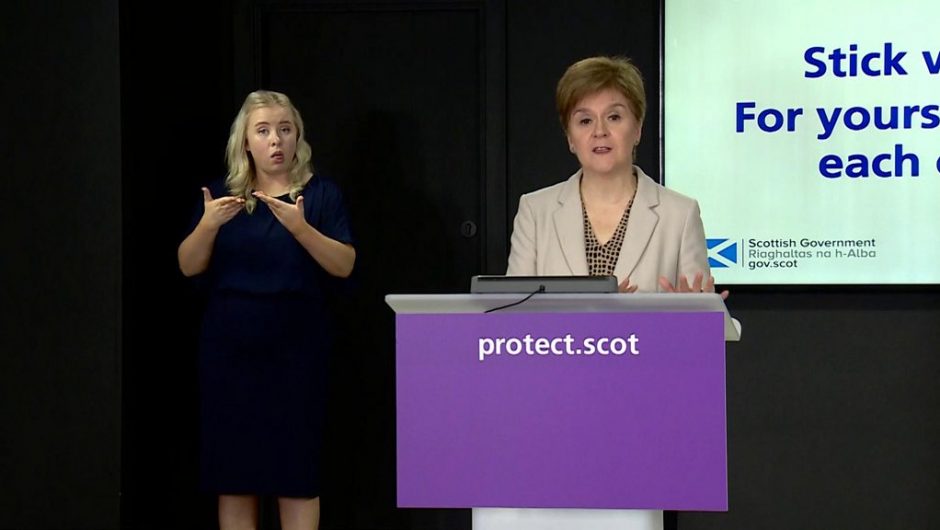 Covid in Scotland: Nicola Sturgeon ‘not proposing a return to full lockdown’