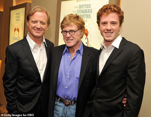 The colossal trio: The Family Guy, released his first documentary in 2012 - titled The Big Picture: Rethinking Dyslexia - was inspired by his son Dylan's struggles with dyslexia in high school.  James, Robert, and Dylan are spotted from left to right at the film's New York premiere in October 2012
