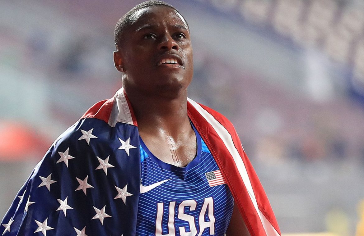File photo dated 28-09-2019 of USA's Christian Coleman.