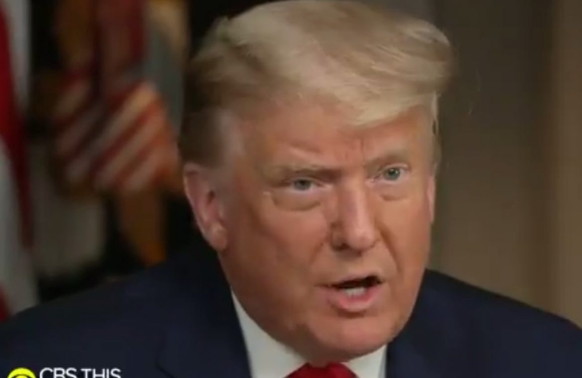 "It's not true": Trump confronted Leslie Stahl about the economy allegations in the first clip of a tense interview