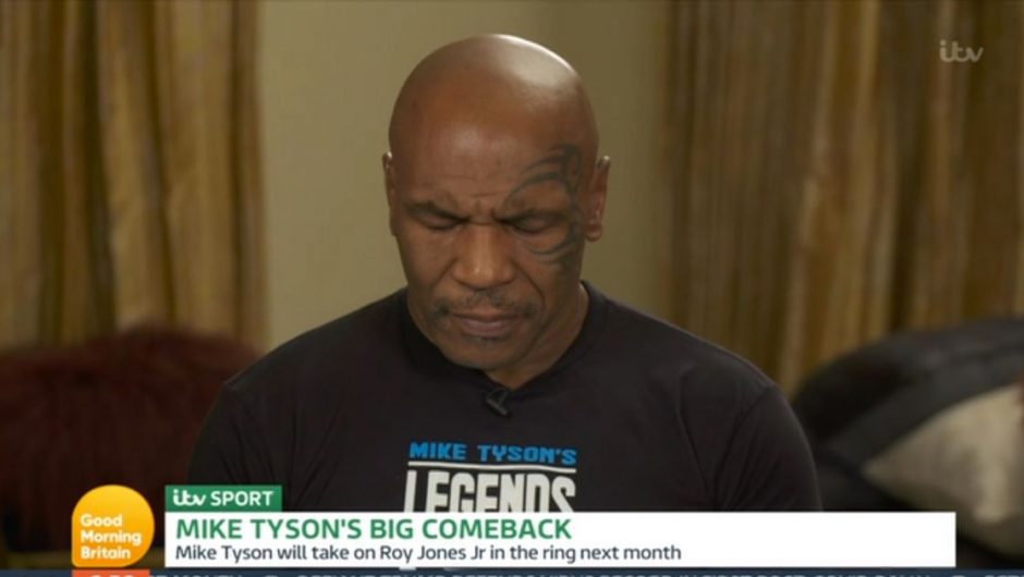 Mike Tyson appears groggy during Piers Morgan’s uncomfortable interview