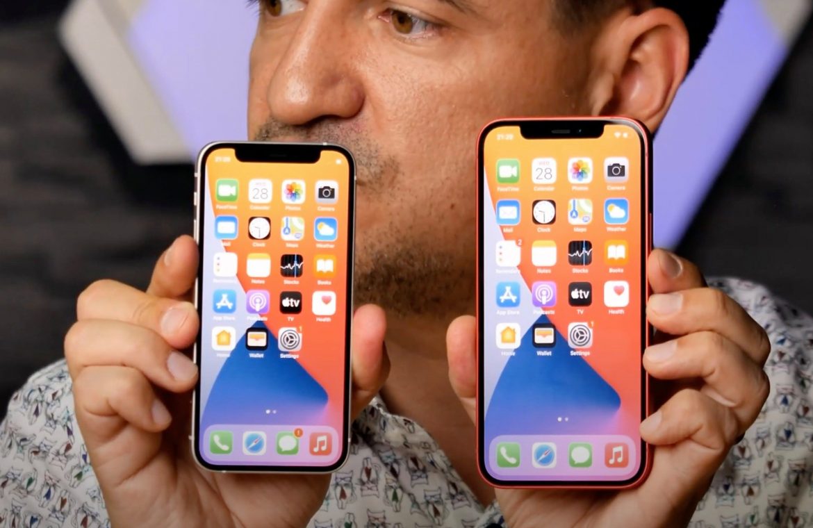 The first small hands-on video of the iPhone 12 shows the new 5.4-inch design in detail