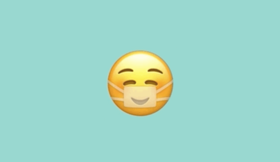 The new Apple Emoji takes pleasure in wearing a face mask