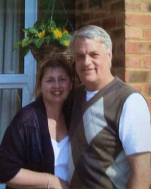 Karen Wilson with her husband Julian.