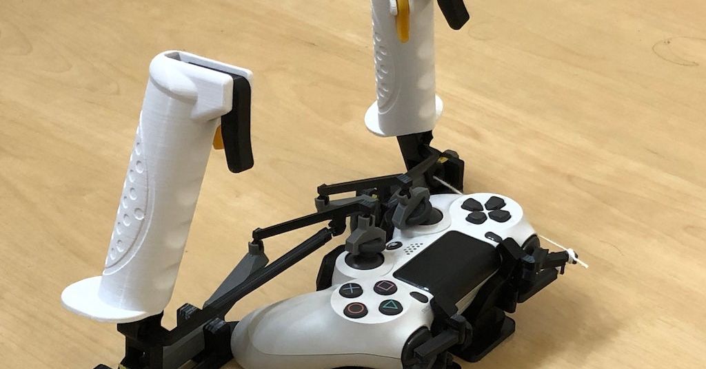 This charming DIY project adds 3D printed controllers and players to your PS4 console