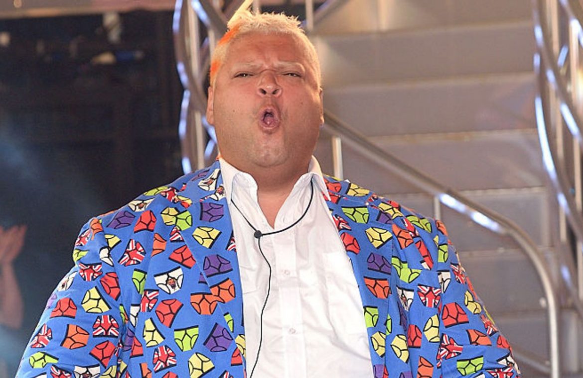BOREHAMWOOD, ENGLAND - AUGUST 16: Heavy D becomes the 4th housemate evicted from Celebrity Big Brother 2016 at Elstree Studios on August 16, 2016 in Borehamwood, England. (Photo by Karwai Tang/WireImage)