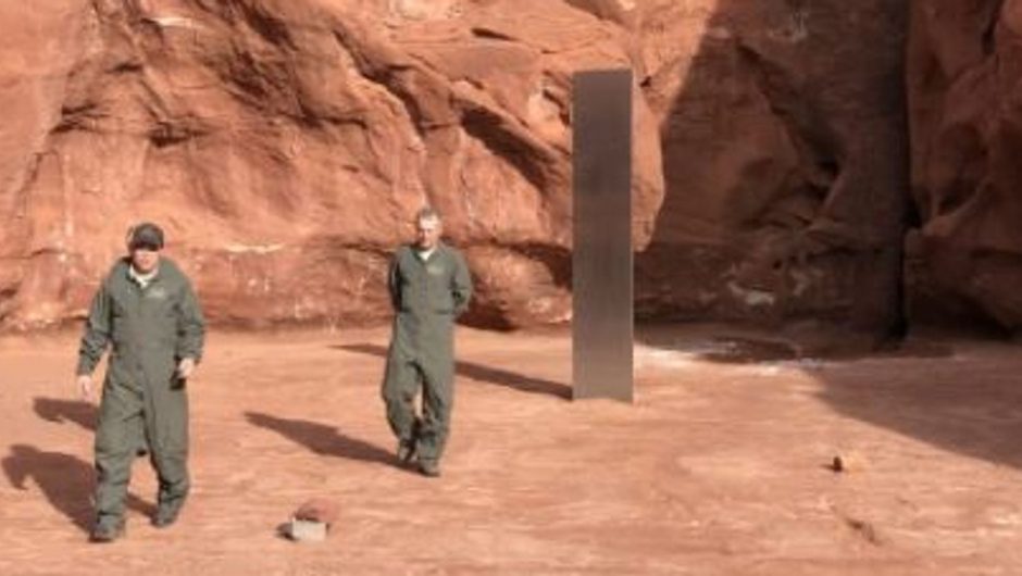 Mysterious mineral monolith in Utah disappears days after its discovery |  US News