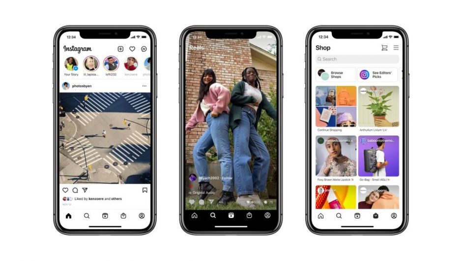 Instagram is redesigning its home screen for the first time in years, adding the Reels and Shop tabs