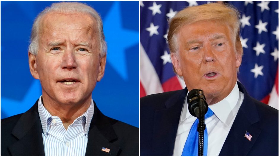 Joe Biden urges America to “ stay calm ” as “ every ballot must count ” after Donald Trump’s pledge to legally challenge