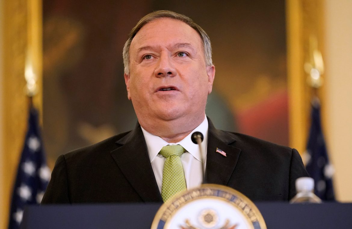 Mike Pompeo appears to acknowledge the move, saying he will respect the US `` obligations ''