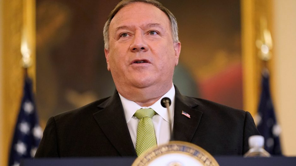 Mike Pompeo appears to acknowledge the move, saying he will respect the US “ obligations ”