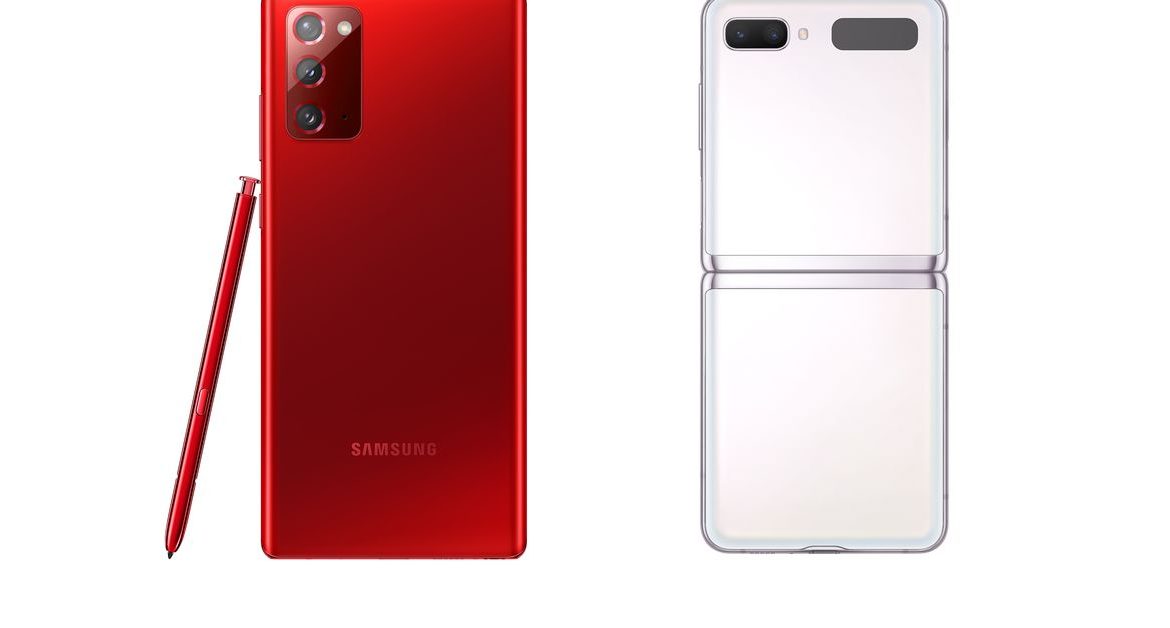 Samsung's Note 20 5G and Z Flip 5G are now available in festive red and white colors