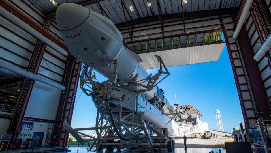 SpaceX Falcon 9 launches ahead of the flagship Cargo Dragon