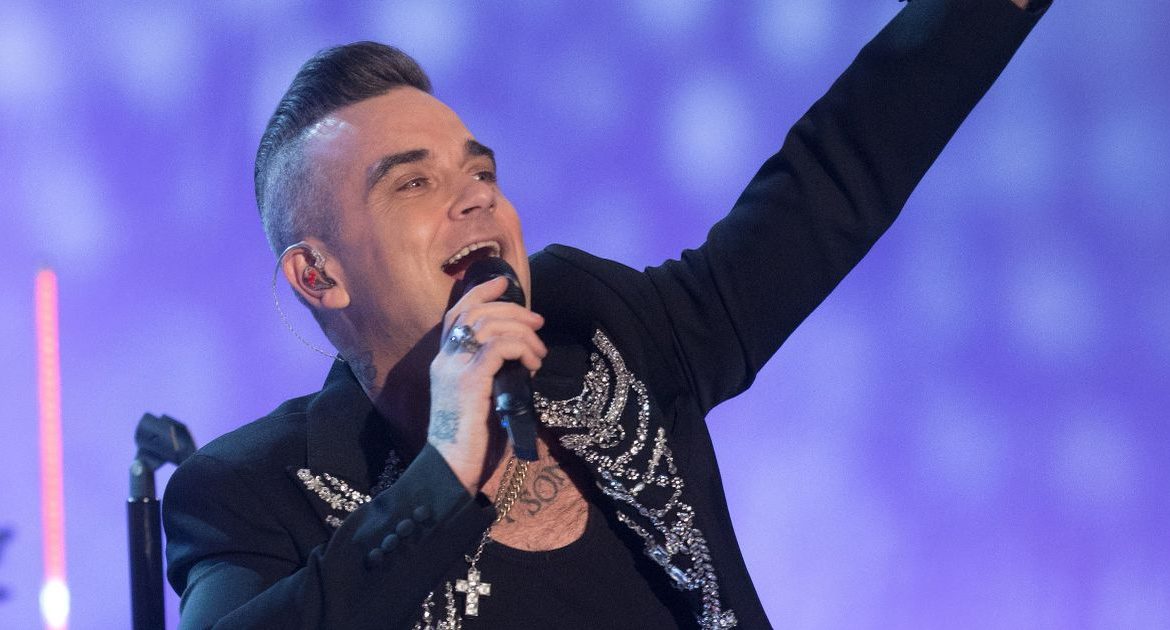 Robbie Williams formed a new band for Rives 25 years after leaving Take That