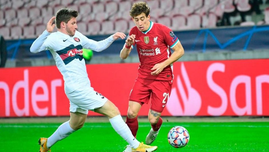 Alberto Moreno offers the perfect Liverpool lesson to Costas Tsimikas