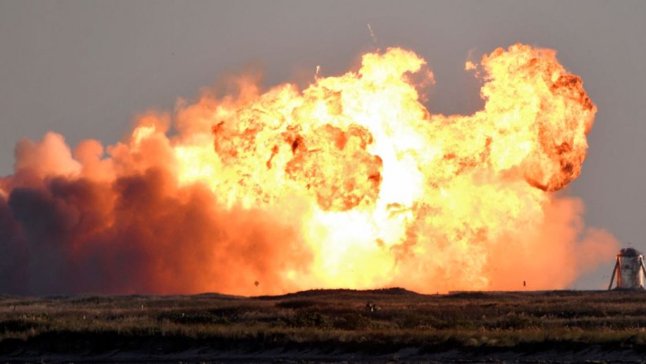 SpaceX Starship’s test flight explodes in a fireball upon landing