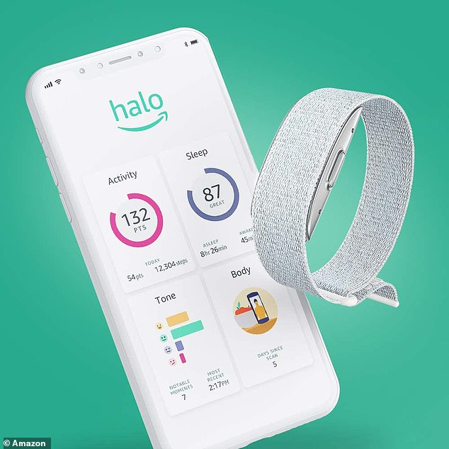 Amazon unveiled the Halo Health and Fitness Tracker over the summer that paired with an AI-powered app to provide users insight into their overall health - but it also appears to shame the wearer.  The wearable device is equipped with a small microphone that listens to your voice, allowing for pitching and sharing descriptions such as