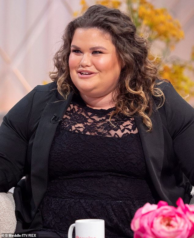 Speaking openly: Amy discussed her incredible weight loss on Lauren at the start of the year