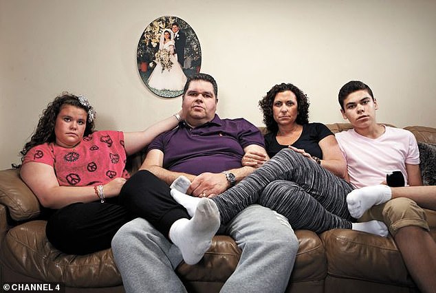 Happy Family: Amy starred in Gogglebox from 2013 to 2018 alongside her father Jonathan, 52, mother Nikki, 47, and brother Josh, 23 (the family was filmed in 2013)