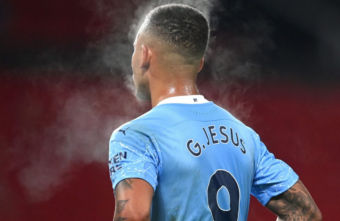 Gabriel Jesus had just one shot during the Manchester derby