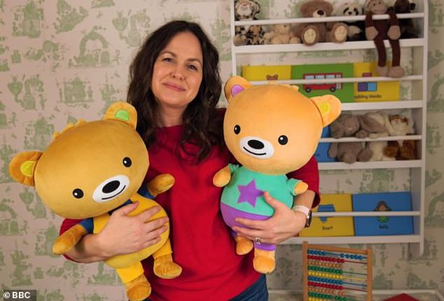 Back to work: Earlier this week, it was announced that the TV star had arrived at her first gig since its flagship ITV show, as she was scheduled to host CBeebies' show, The Toddler Club at Home