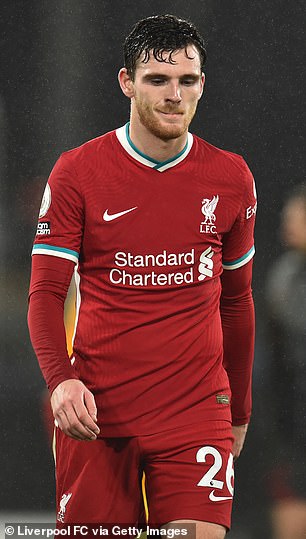 Andy Robertson is sneaking into the top 10 defenders list