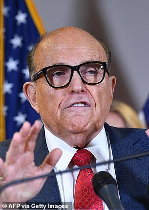 Rudy Giuliani is named in the suit