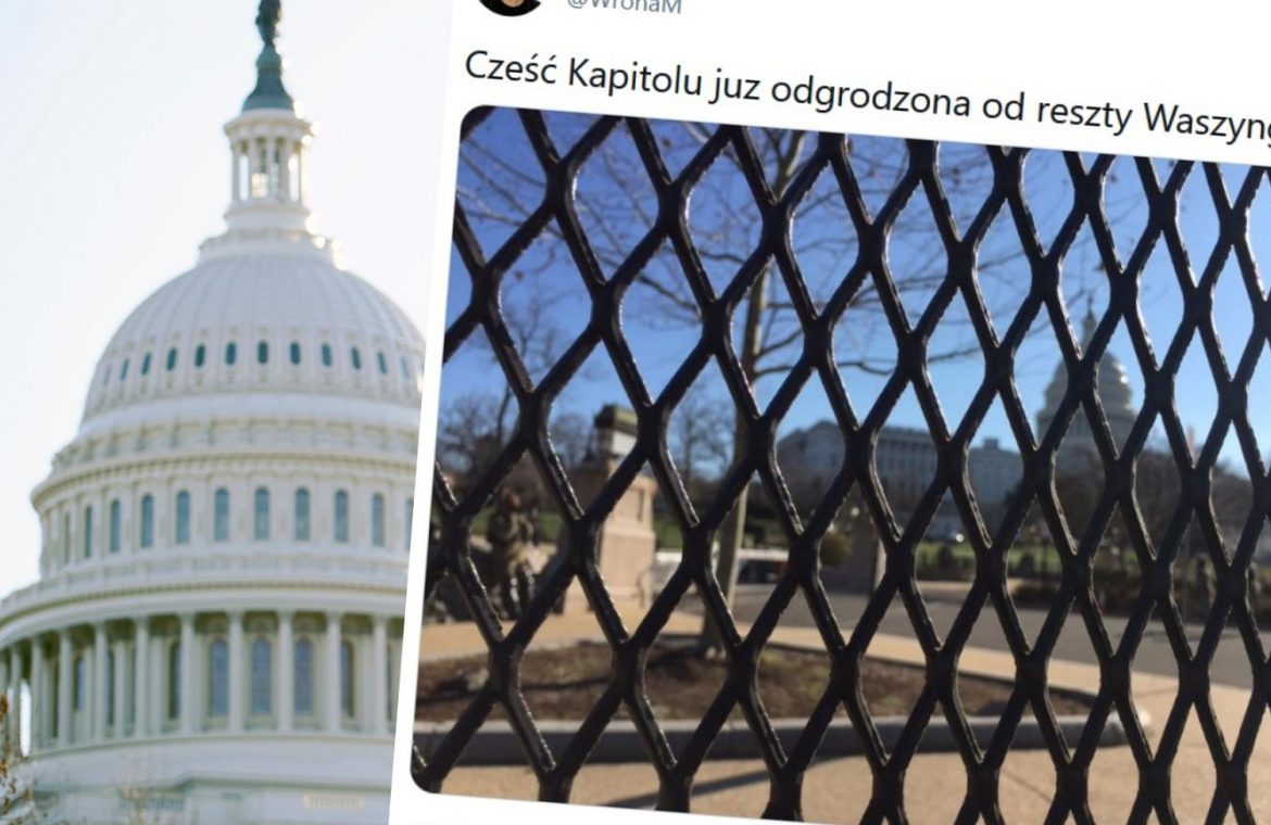 A tall fence is being built around the Capitol.  “The race that is definitely preventing the protesters from penetrating” |  News from the world