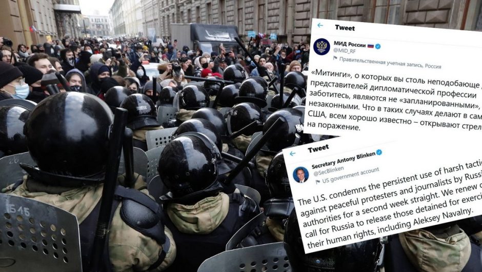Protests in Russia.  The State Department accuses the United States of encouraging the demonstrations
