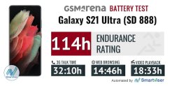 Snapdragon 888 مقابل Exynos 2100 في Samsung Galaxy S21 Ultra - مقارنة بين وقت العمل / الصورة بواسطة GSMArena