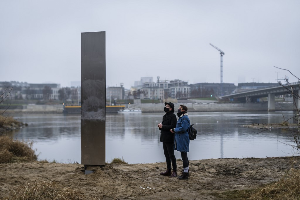 The Mystery Metal Monolith appears, this time in Poland