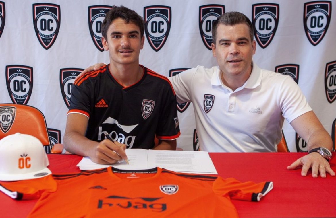 Youngest professional soccer player in US history to move to Europe