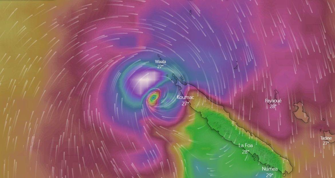 Niszcząca wichura. Cyklon Niran uderzył w Nową Kaledonię
