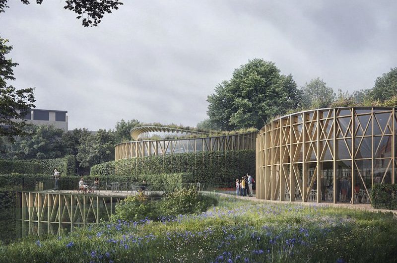 A new Hans Christian Andersen museum is being constructed.  Visualizations of fairy tale space