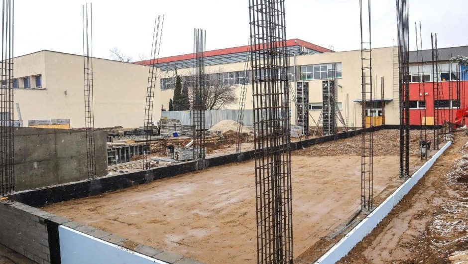 The new school building in Krzesiny already has foundations