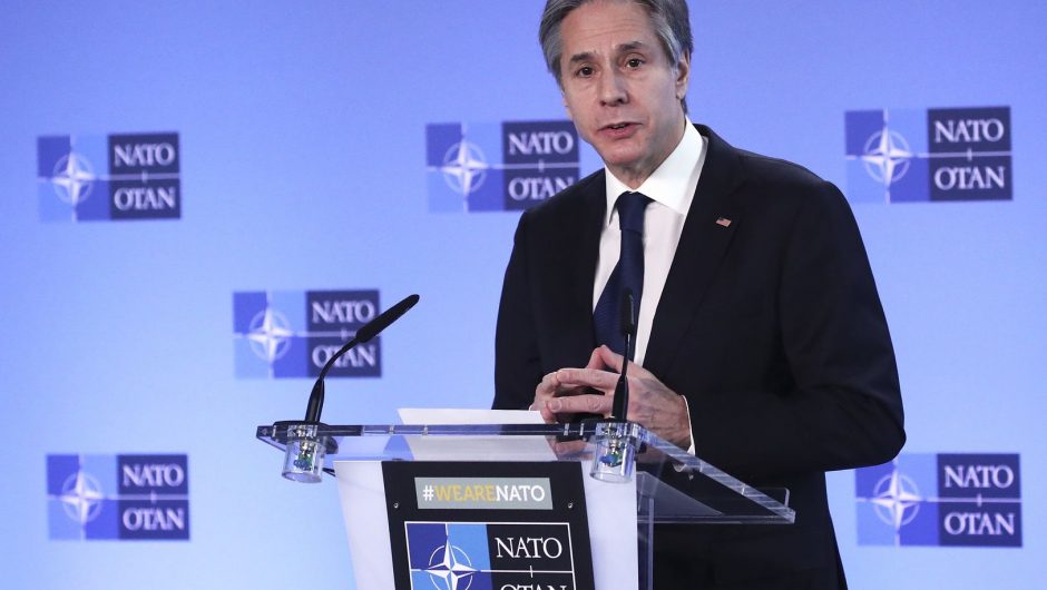 Anthony Blinken in Brussels.  The US Secretary of State has said strongly about Nord Stream 2