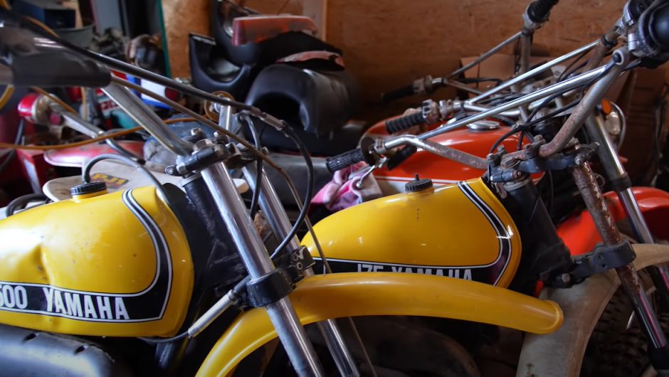 Barn Find Hunter is looking for rare and unusual cars.  But this time he found … motorcycles [FILM]