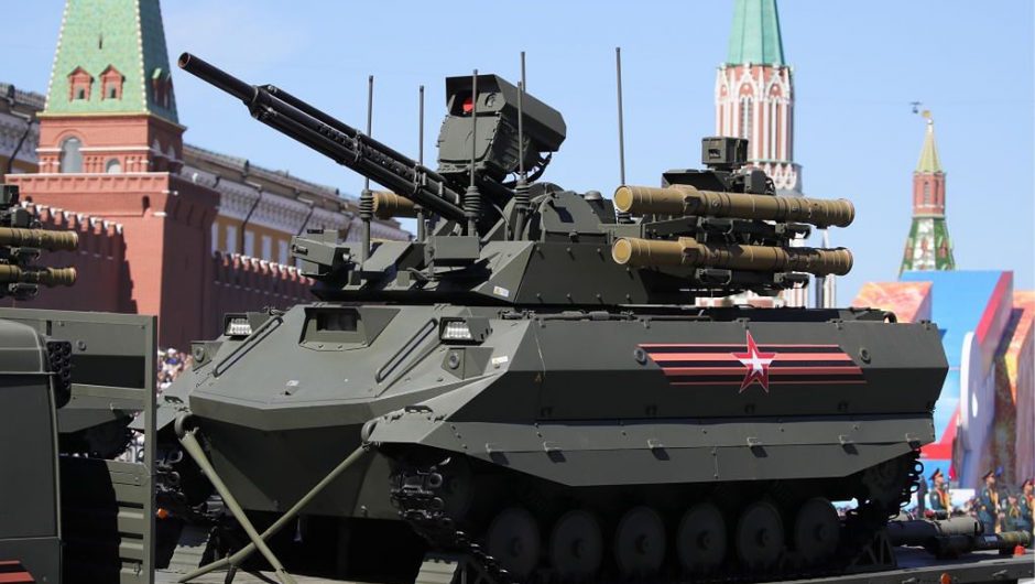 Russia has created the first military unit armed with dangerous robots