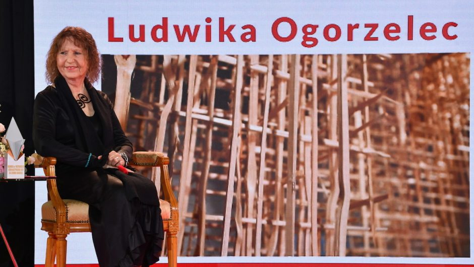 Meeting with Ludwika Ogorzelec, Prize-winning President Lech Kaczyński – three