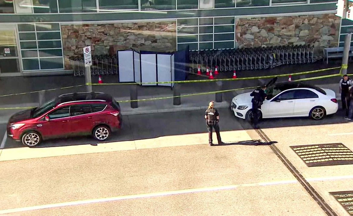 Canada.  A shootout at Vancouver Airport.  One person died