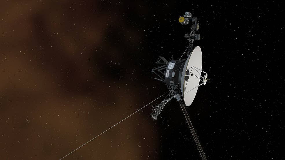 Voyager 1 recorded monotonous "noises" originating from outside the solar system