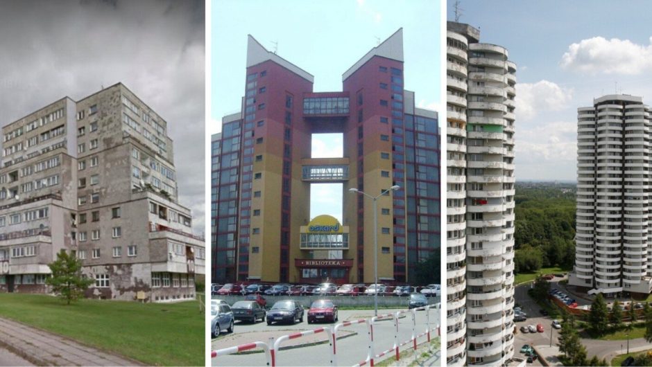Exotic, unusual, largest – these blocks of apartments from the People’s Republic of Poland make a great impression.  They are in Silesia.  look at the pictures
