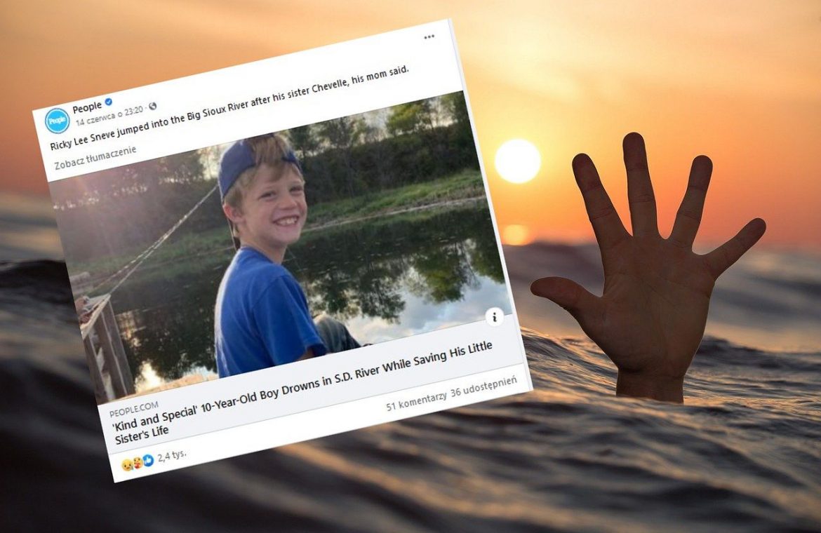 A 10-year-old boy from the United States drowned while saving his 5-year-old sister