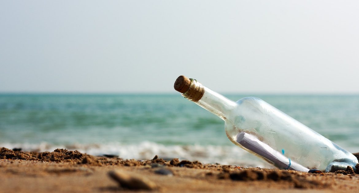 Portugal.  A teenager found a bottle with a message thrown into the Atlantic Ocean in the United States in 2018.