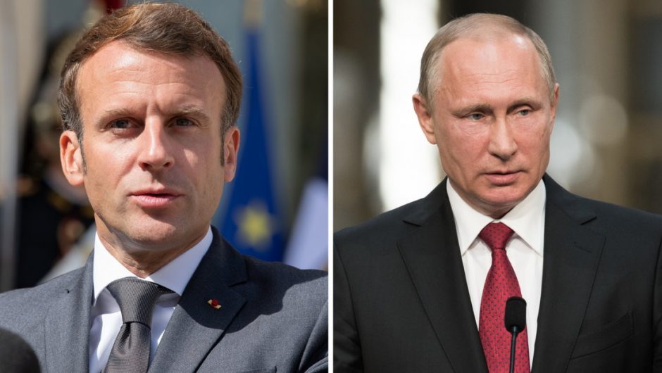 The presidents of France and Russia spoke by phone about improving mutual relations العلاقات